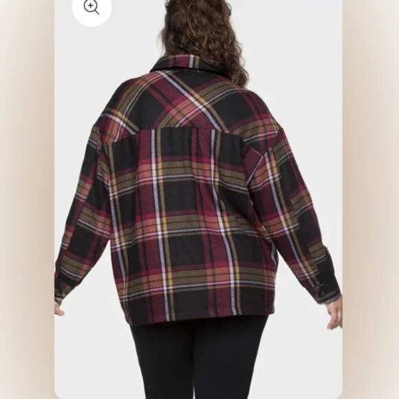 Plaid Shacket by Dex - Picture 2 of 12